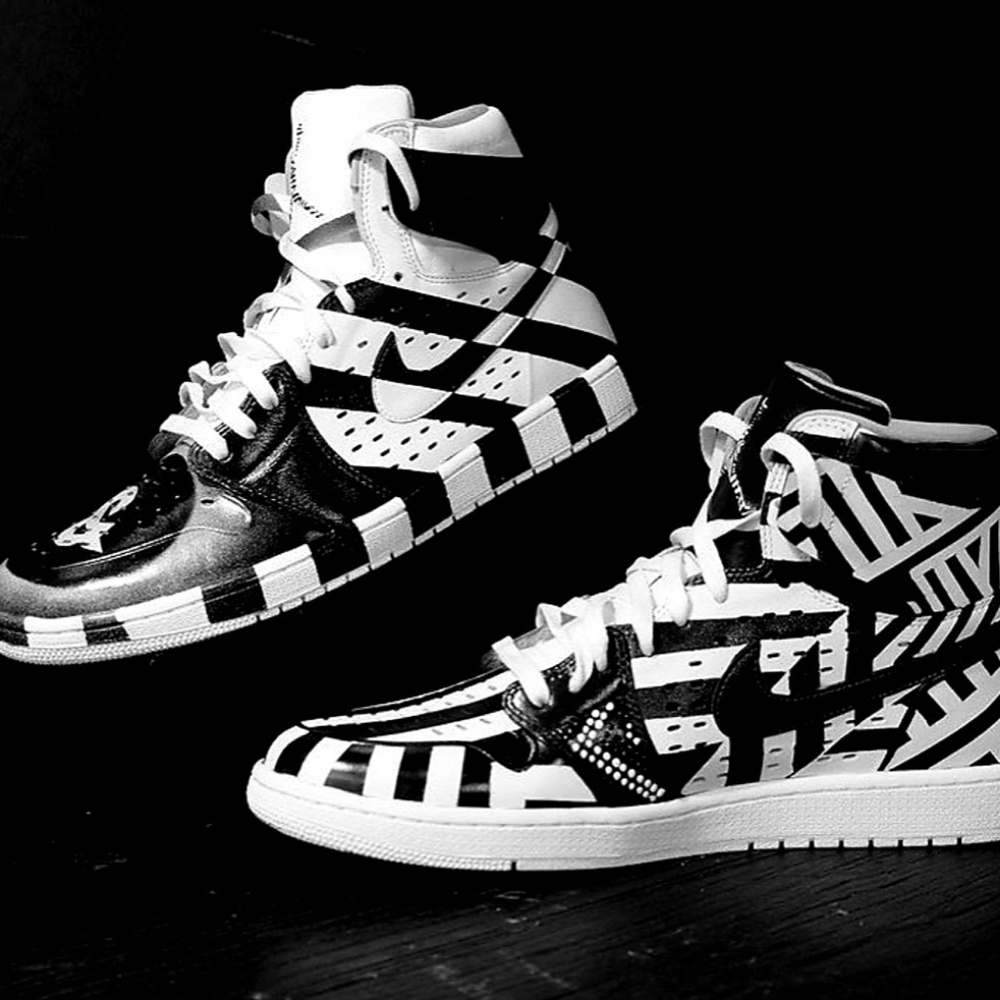 Air jordan retro custom made for &pizza